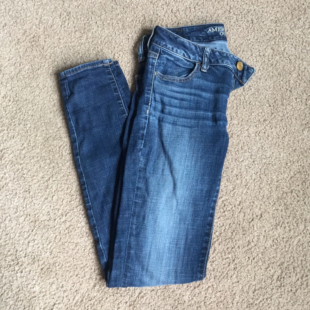 American Eagle long skinny jeans